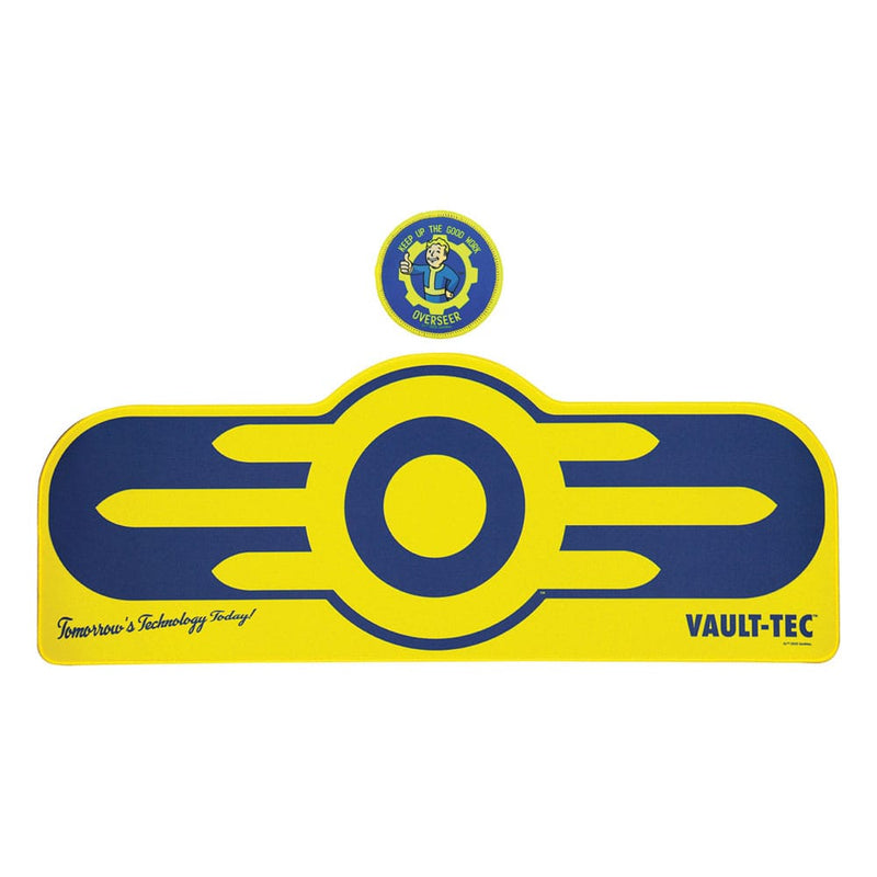Fallout Desk Pad & Coaster Set Vault-Tec, packaging shot