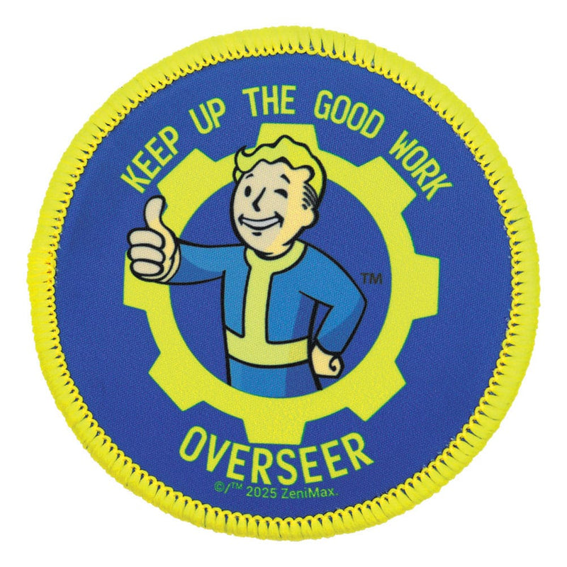 Fallout Desk Pad & Coaster Set Vault-Tec, close-up detail