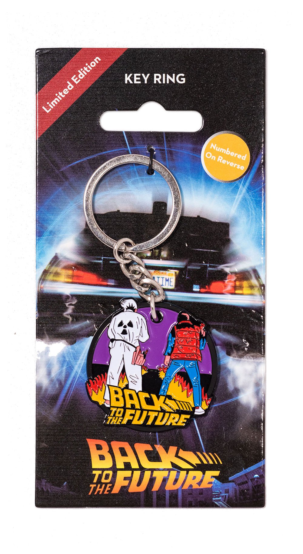 Back to the Future Marty and Doc Back to the Future Metal Keychain