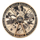 Dungeons & Dragons 24K Gold Plated Alignment Spinner Pin Badge