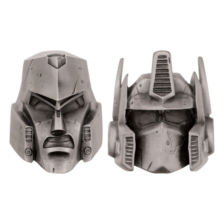 Transformers Optimus Prime and Megatron Metal Masks Set