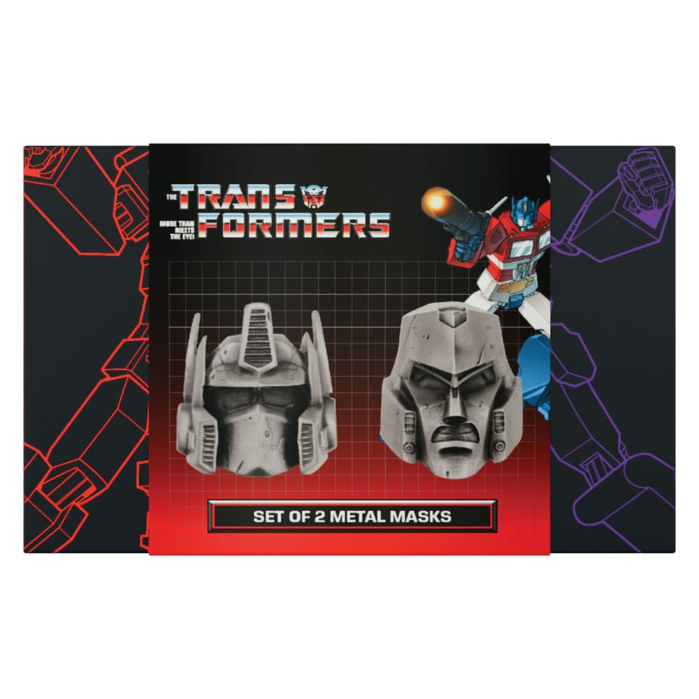 Transformers Optimus Prime and Megatron Metal Masks Set