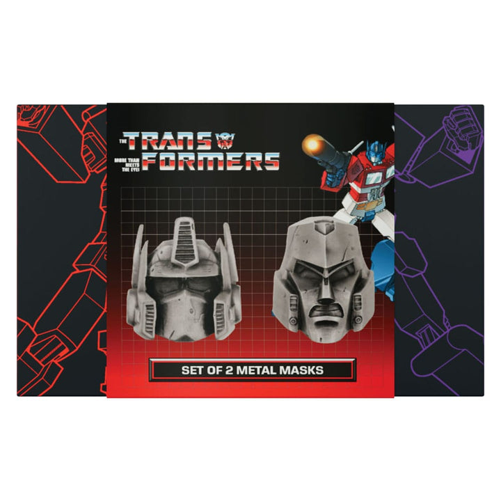 Transformers Optimus Prime and Megatron Metal Masks Set