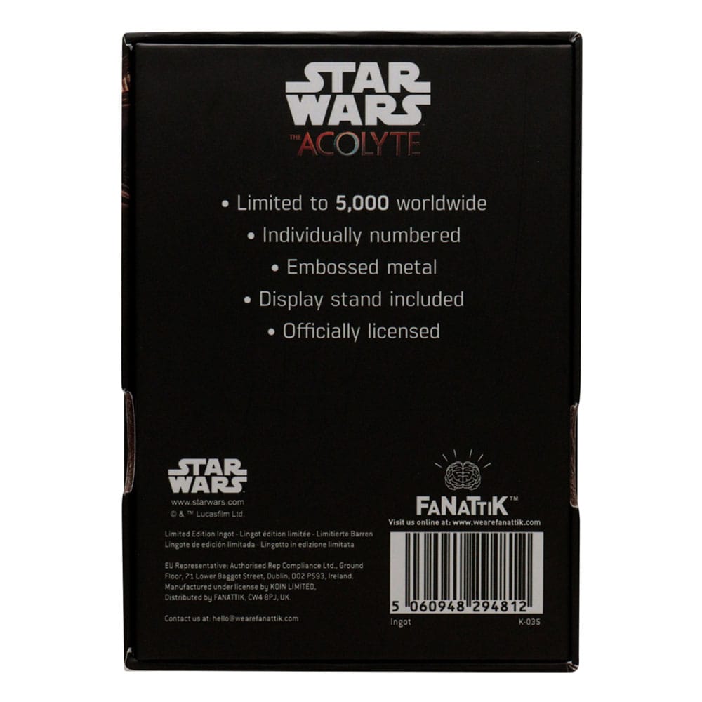 Star Wars The Acolyte Limited Edition Ingot Collectible