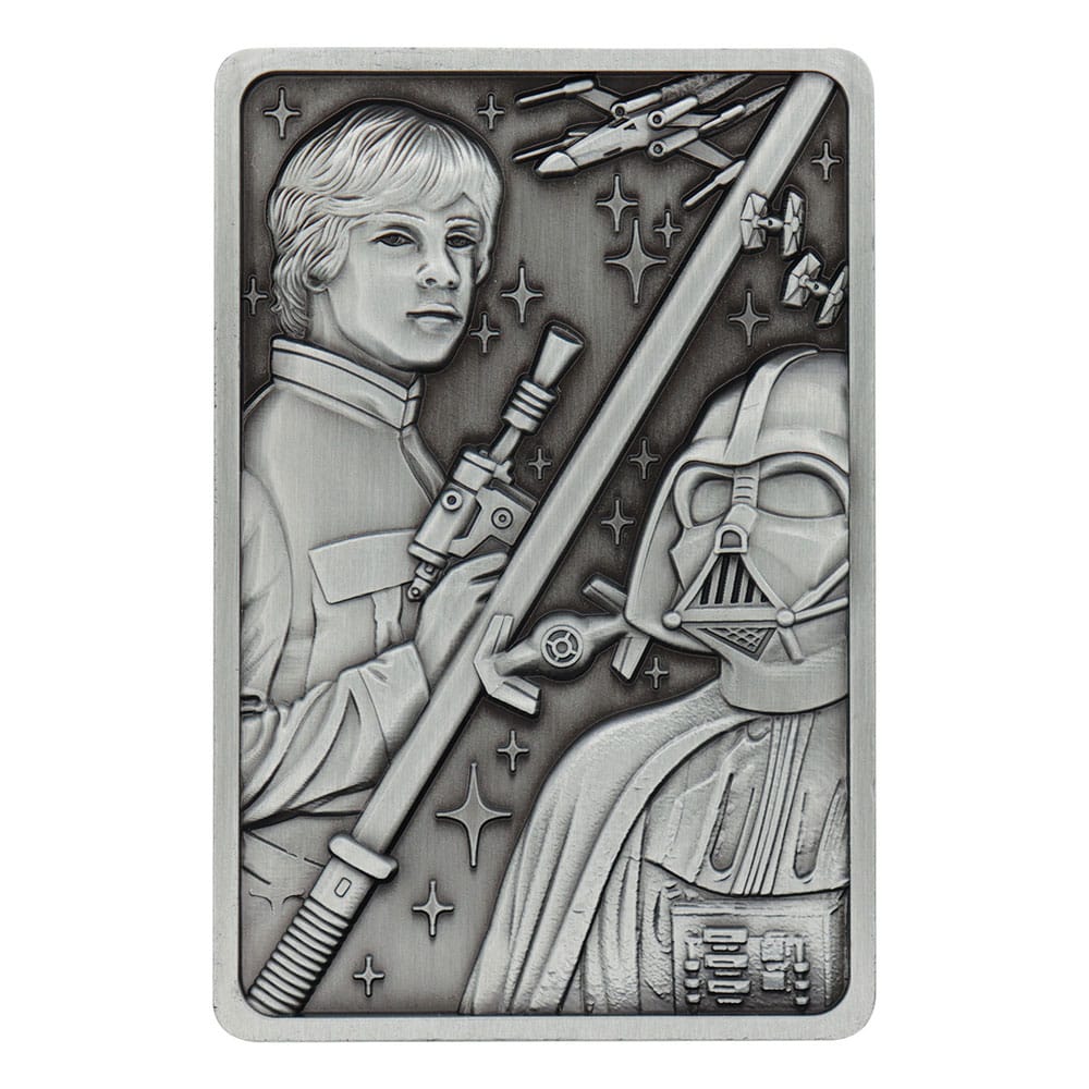 Star Wars Luke Skywalker and Darth Vader Empire Strikes Back Film Ingot Limited Edition