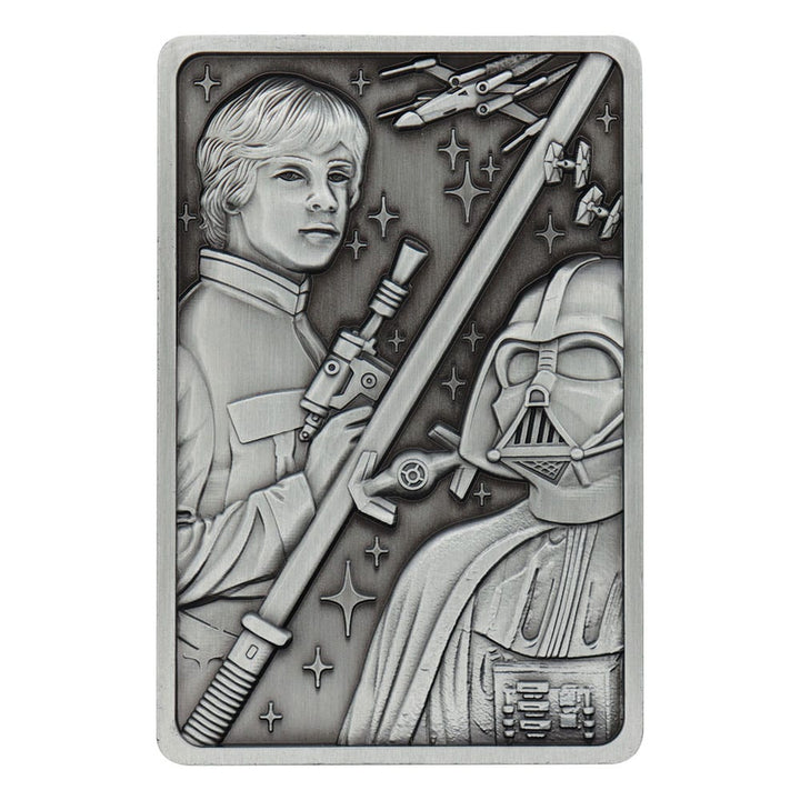 Star Wars Luke Skywalker and Darth Vader Empire Strikes Back Film Ingot Limited Edition