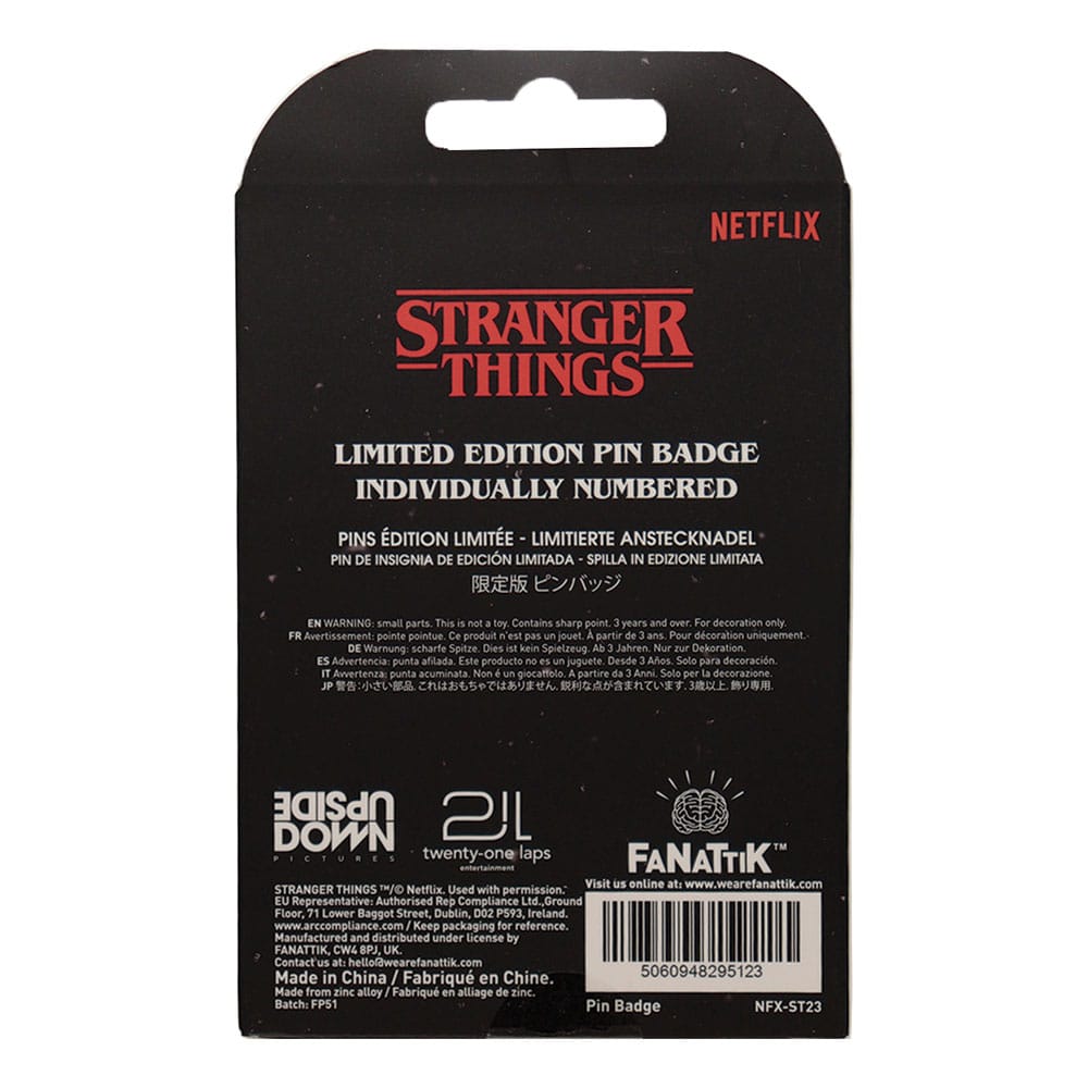 Stranger Things Castle Byers Limited Edition Pin Badge