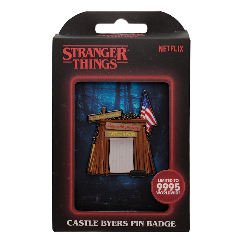 Stranger Things Castle Byers Limited Edition Pin Badge