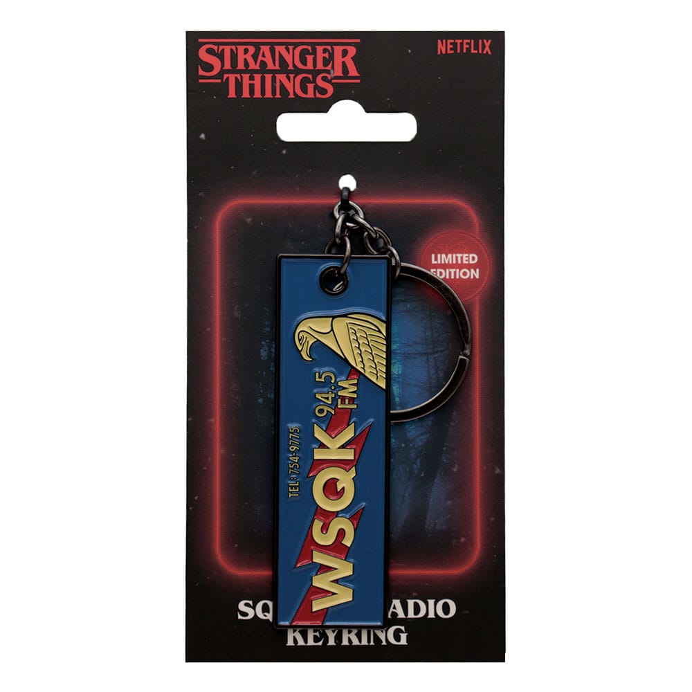 Stranger Things Keychain The Squawk Limited Edition
