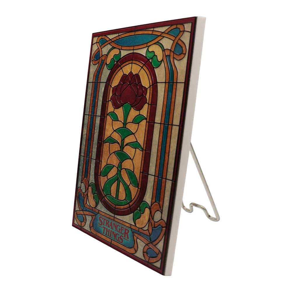 Stranger Things Creel House Stained Glass Window Resin Plaque