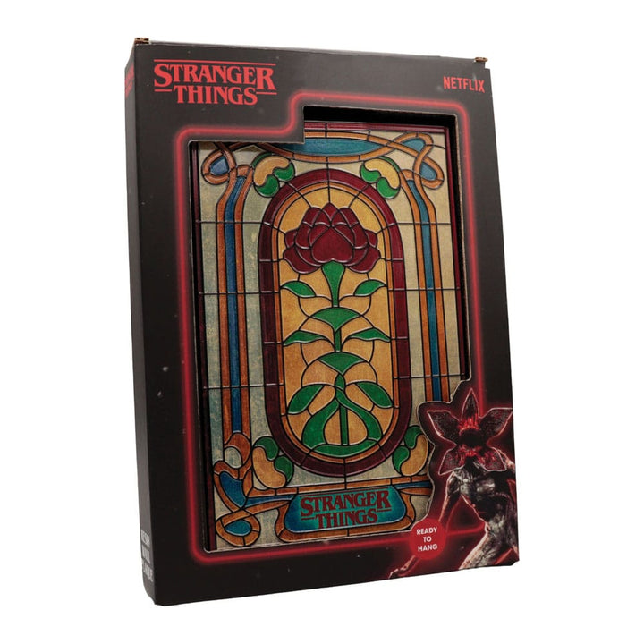 Stranger Things Creel House Stained Glass Window Resin Plaque