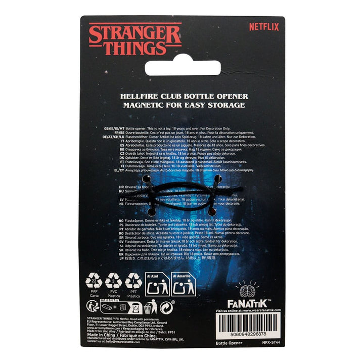 Stranger Things Hellfire Club Bottle Opener