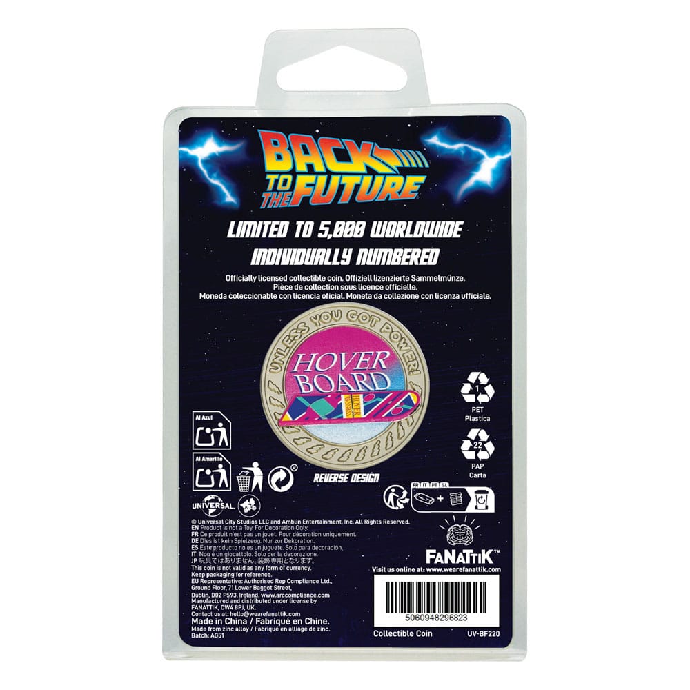 Back to the Future Limited Edition Hoverboard Coin