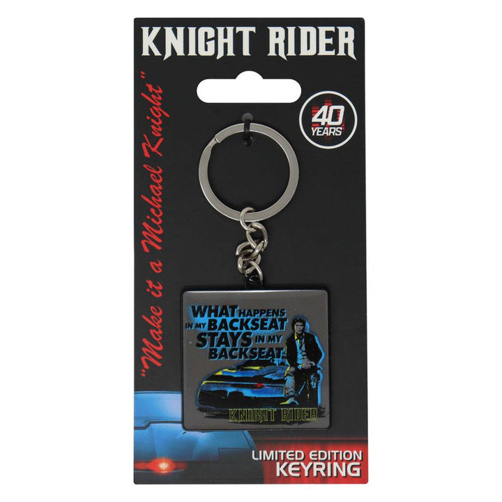 Knight Rider 40th Anniversary Limited Edition Metal Keychain
