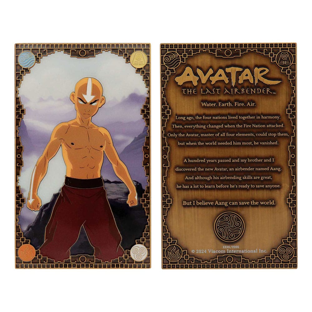 Avatar The Last Airbender Aang Avatar The Last Airbender Ingot Limited Edition