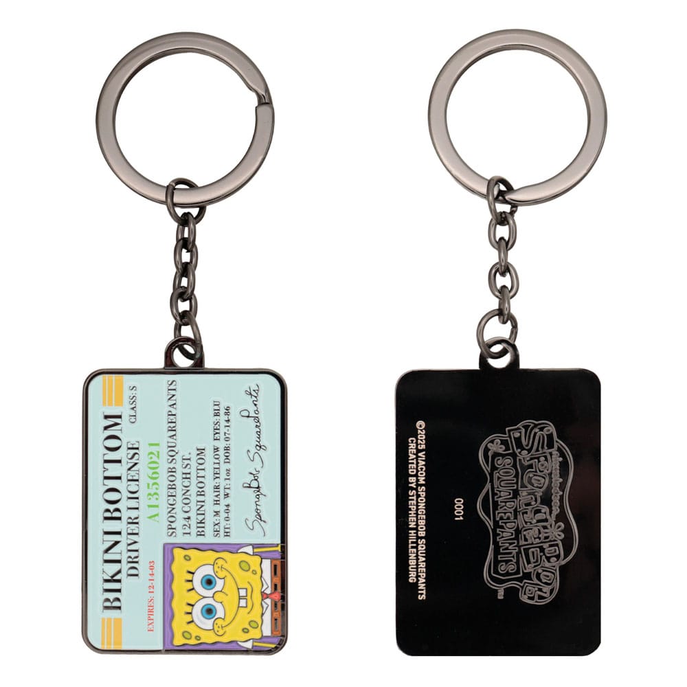 SpongeBob Squarepants Driver License Limited Edition Keychain