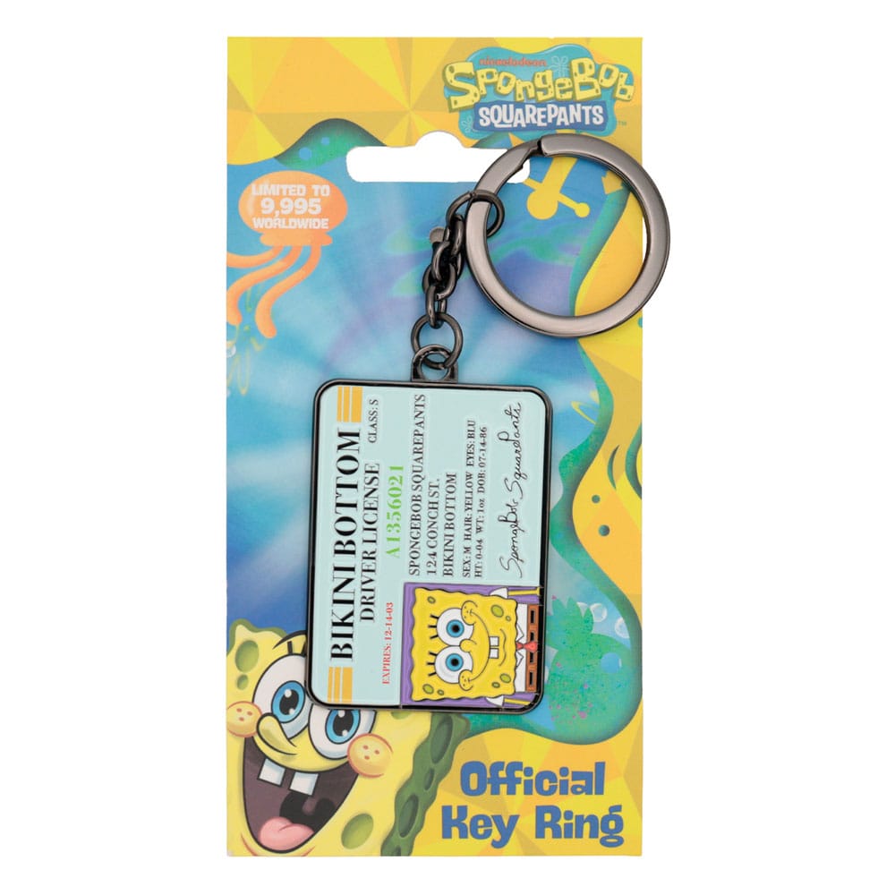 SpongeBob Squarepants Driver License Limited Edition Keychain