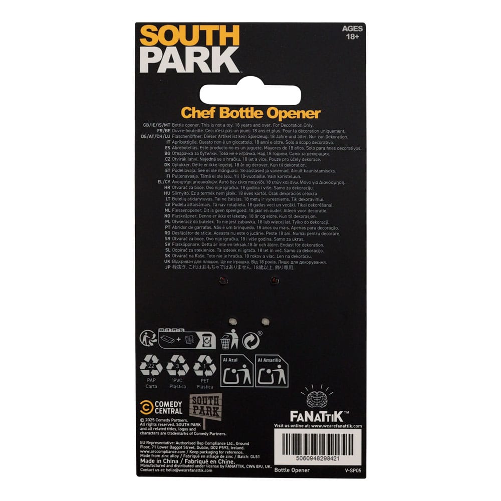 South Park Chef Bottle Opener