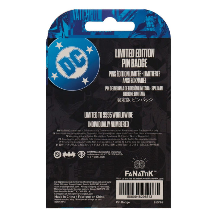 DC Comics Batman Gotham City Guardian Limited Edition Pin Badge