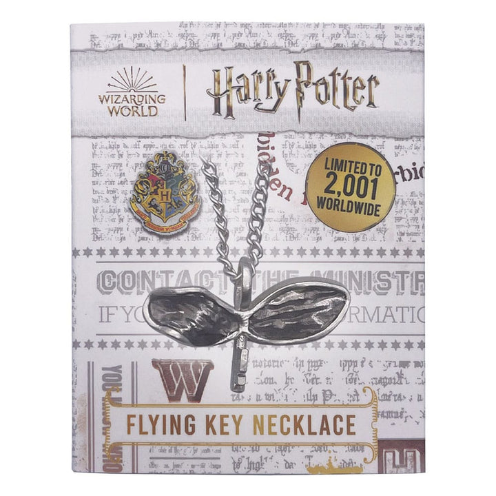 Harry Potter .999 Silver Plated Flying Key Necklace