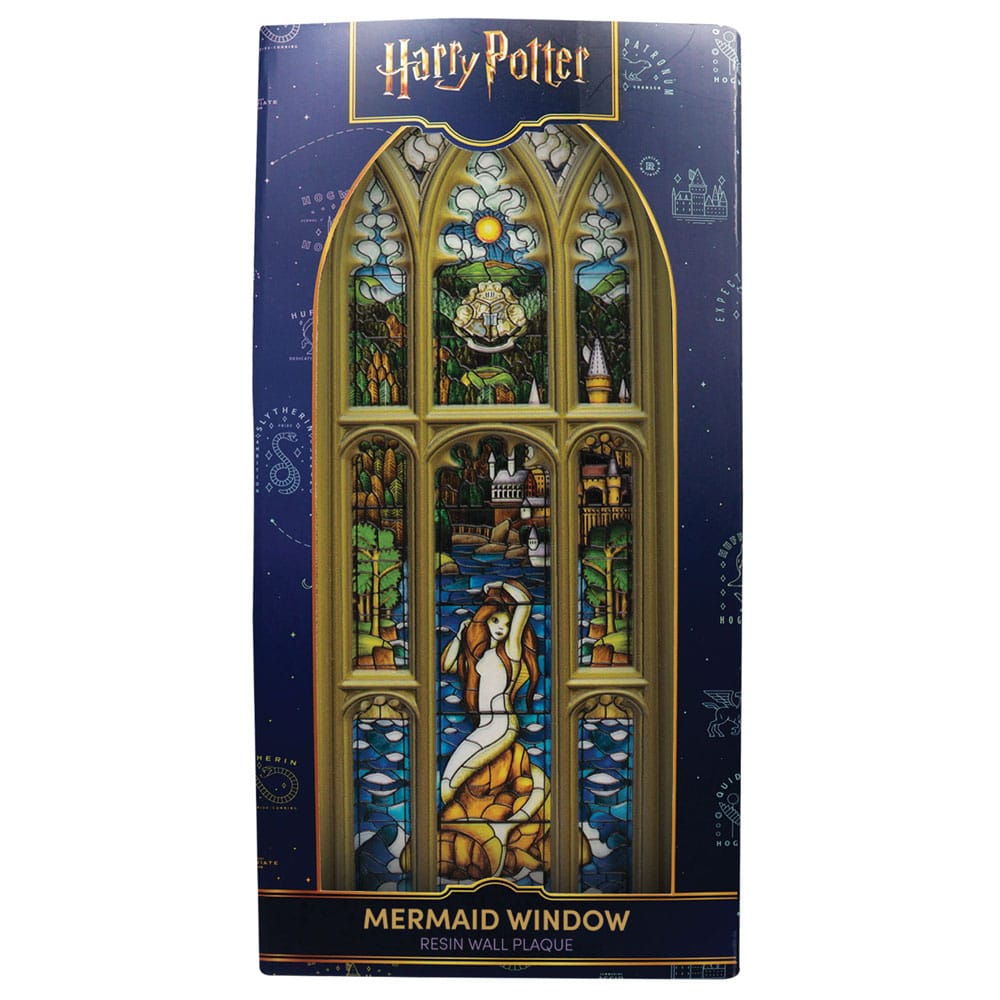 Harry Potter Mermaid Stained Glass Window Resin Plaque
