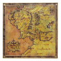 The Lord of the Rings Middle-earth Limited Edition Metal Map