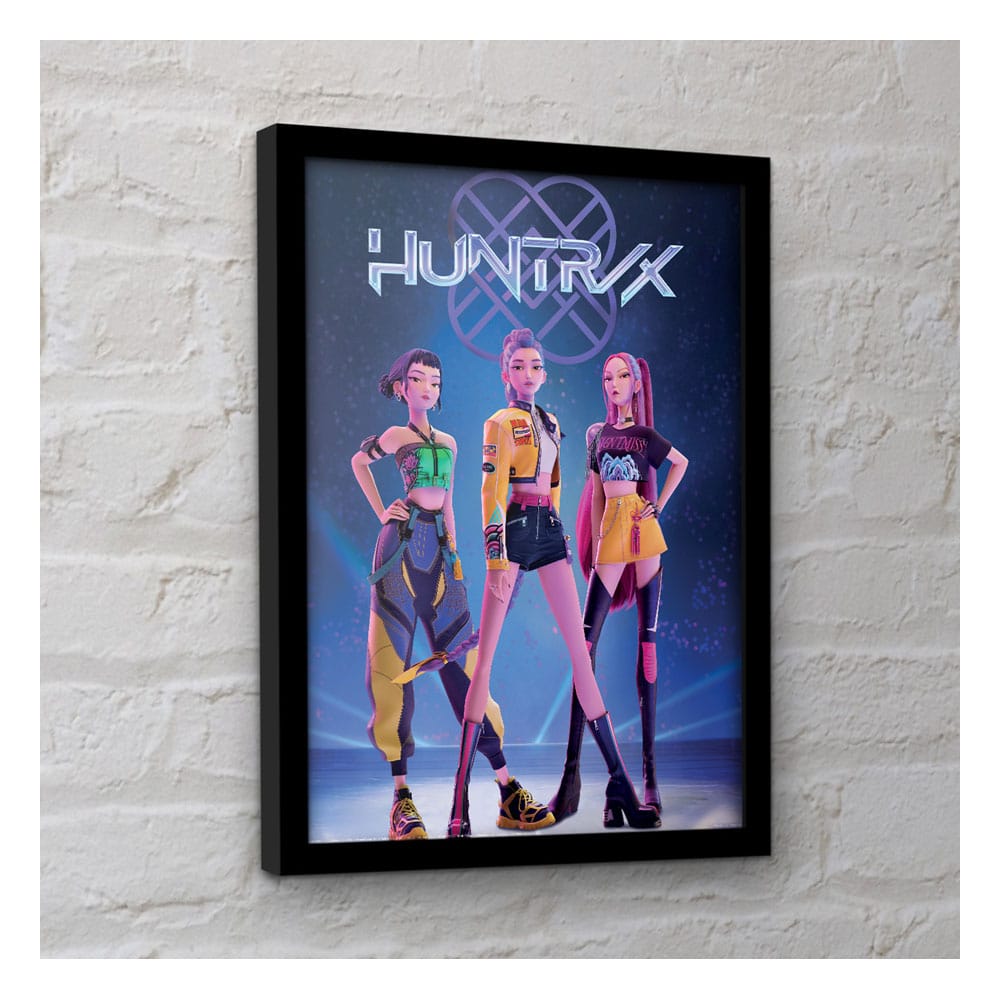 KPop Demon Hunters Huntrix Framed Collector Print