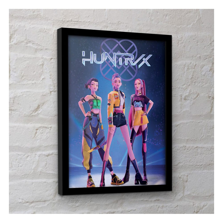 KPop Demon Hunters Huntrix Framed Collector Print