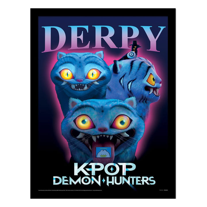 KPop Demon Hunters Derpy Framed Collector Print