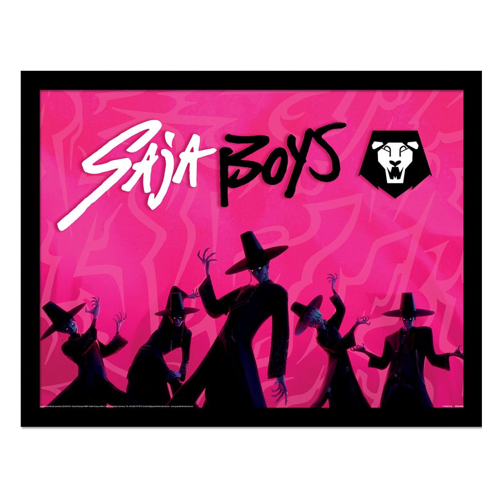 KPop Demon Hunters Saja Boys Framed Collector Print
