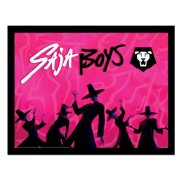 KPop Demon Hunters Saja Boys Framed Collector Print