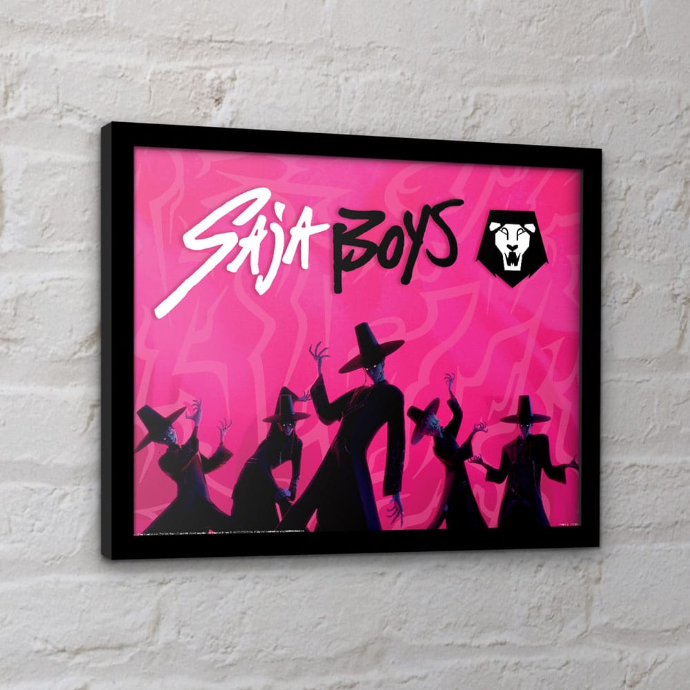 KPop Demon Hunters Saja Boys Framed Collector Print