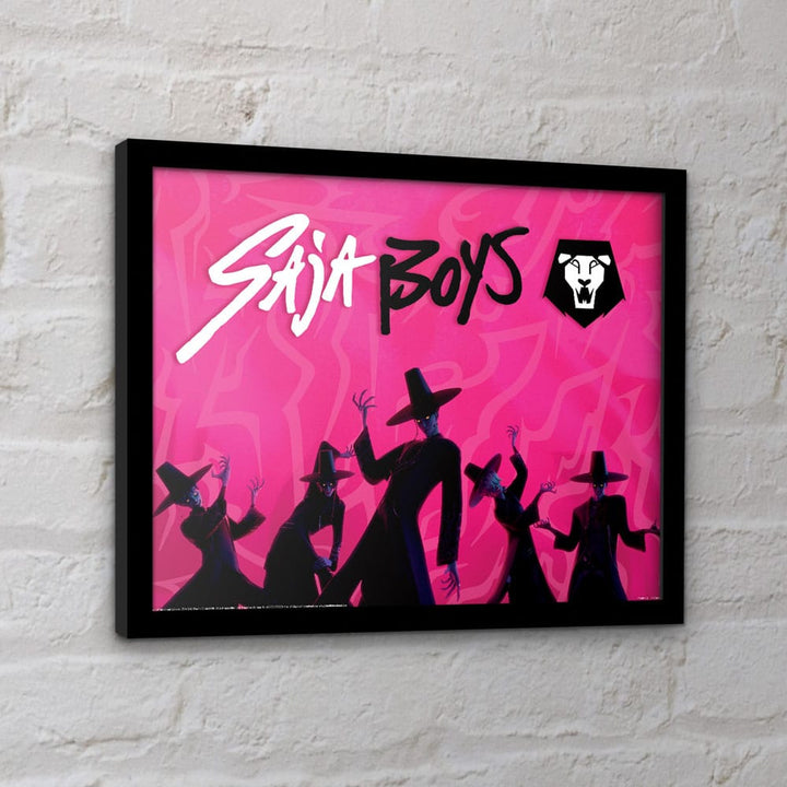 KPop Demon Hunters Saja Boys Framed Collector Print