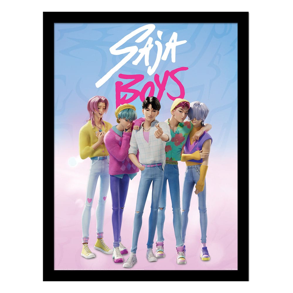 KPop Demon Hunters Saja Boys Collectors Framed Print