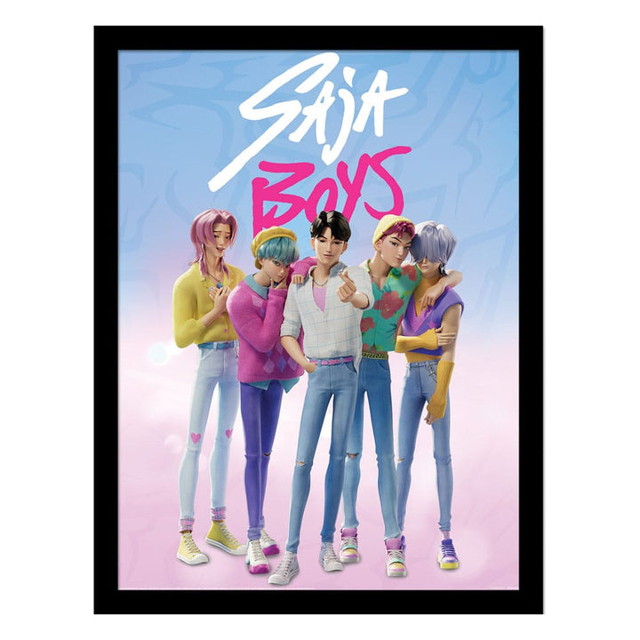 KPop Demon Hunters Saja Boys Collectors Framed Print