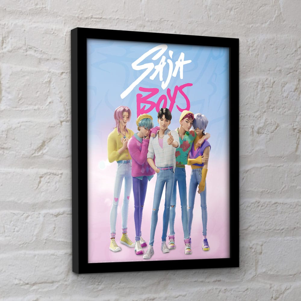 KPop Demon Hunters Saja Boys Collectors Framed Print