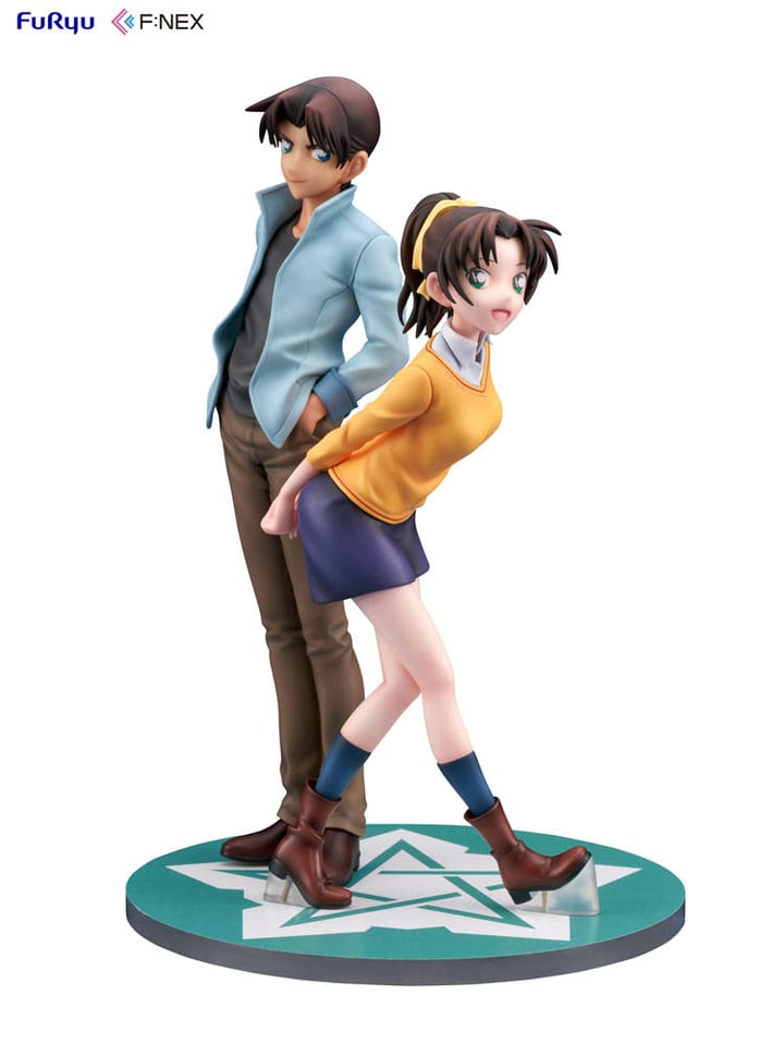 Case Closed Heiji Hattori and Kazuha Toyama F:NEX PVC Statue 1 7 Scale 26 cm