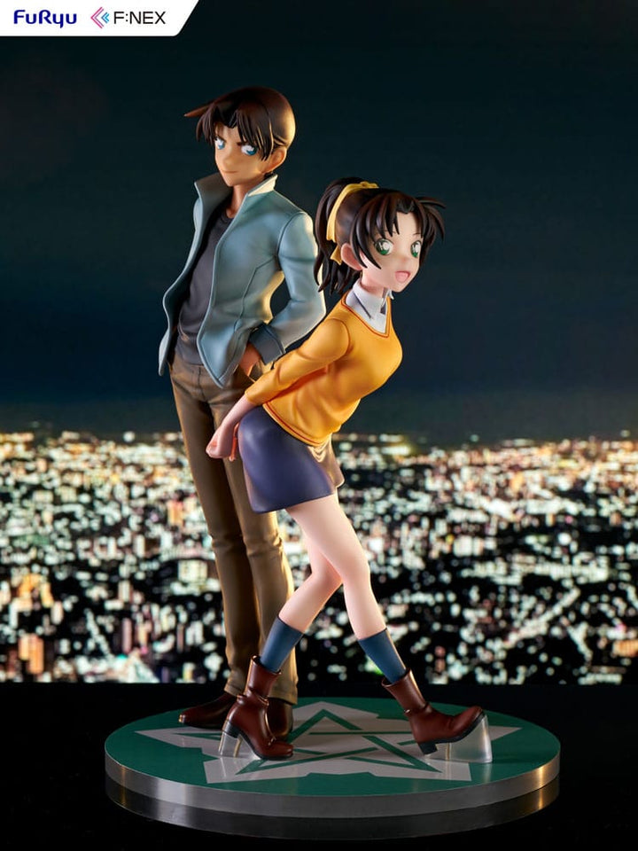 Case Closed Heiji Hattori and Kazuha Toyama F:NEX PVC Statue 1 7 Scale 26 cm