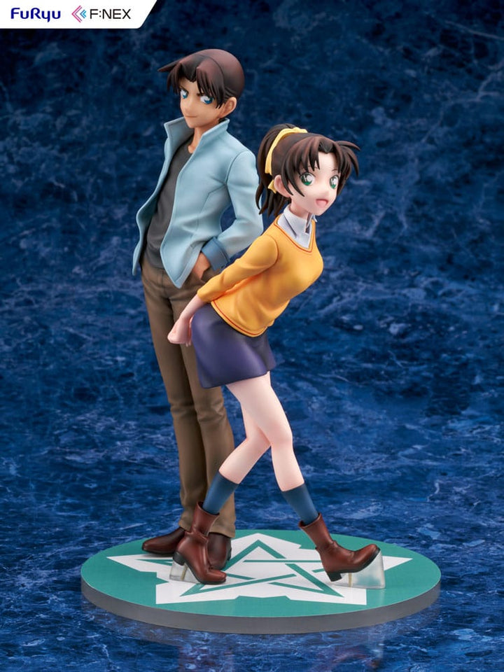 Case Closed Heiji Hattori and Kazuha Toyama F:NEX PVC Statue 1 7 Scale 26 cm