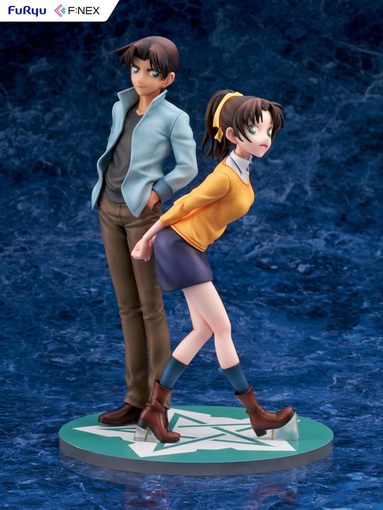 Case Closed Heiji Hattori and Kazuha Toyama F:NEX PVC Statue 1 7 Scale 26 cm