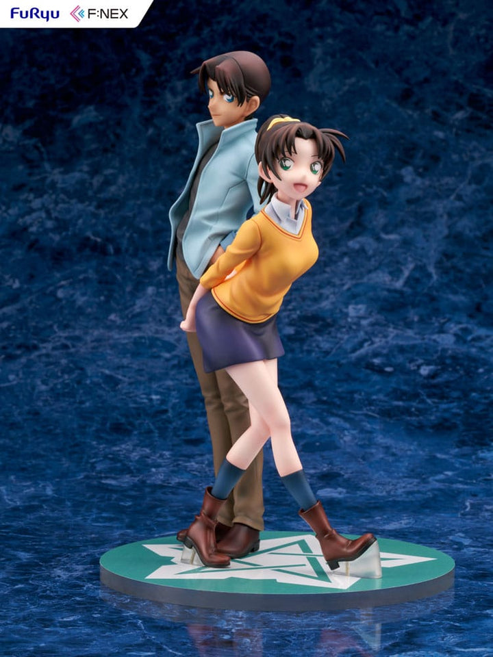 Case Closed Heiji Hattori and Kazuha Toyama F:NEX PVC Statue 1 7 Scale 26 cm