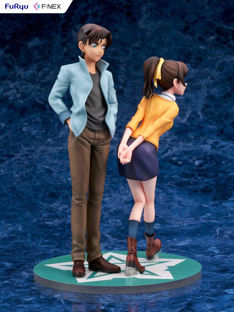Case Closed Heiji Hattori and Kazuha Toyama F:NEX PVC Statue 1 7 Scale 26 cm
