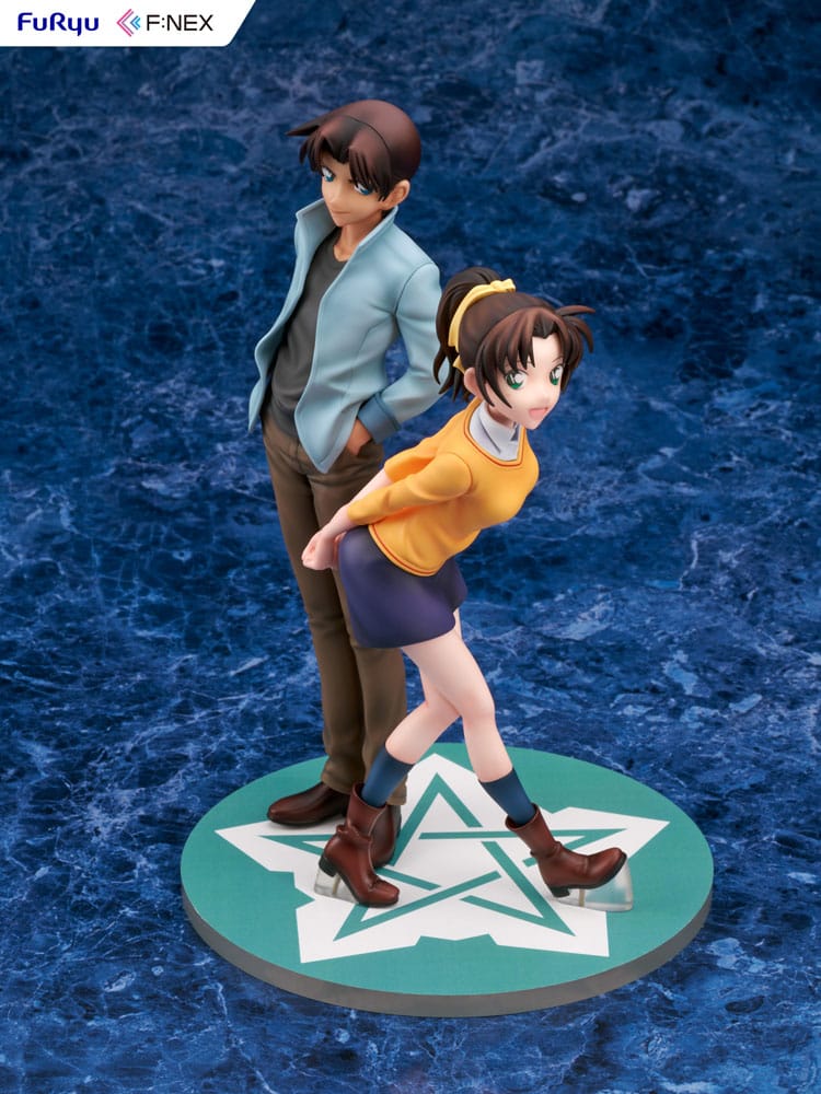 Case Closed Heiji Hattori and Kazuha Toyama F:NEX PVC Statue 1 7 Scale 26 cm