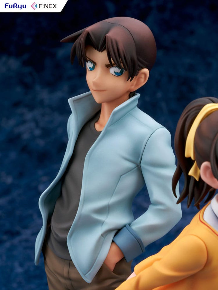 Case Closed Heiji Hattori and Kazuha Toyama F:NEX PVC Statue 1 7 Scale 26 cm