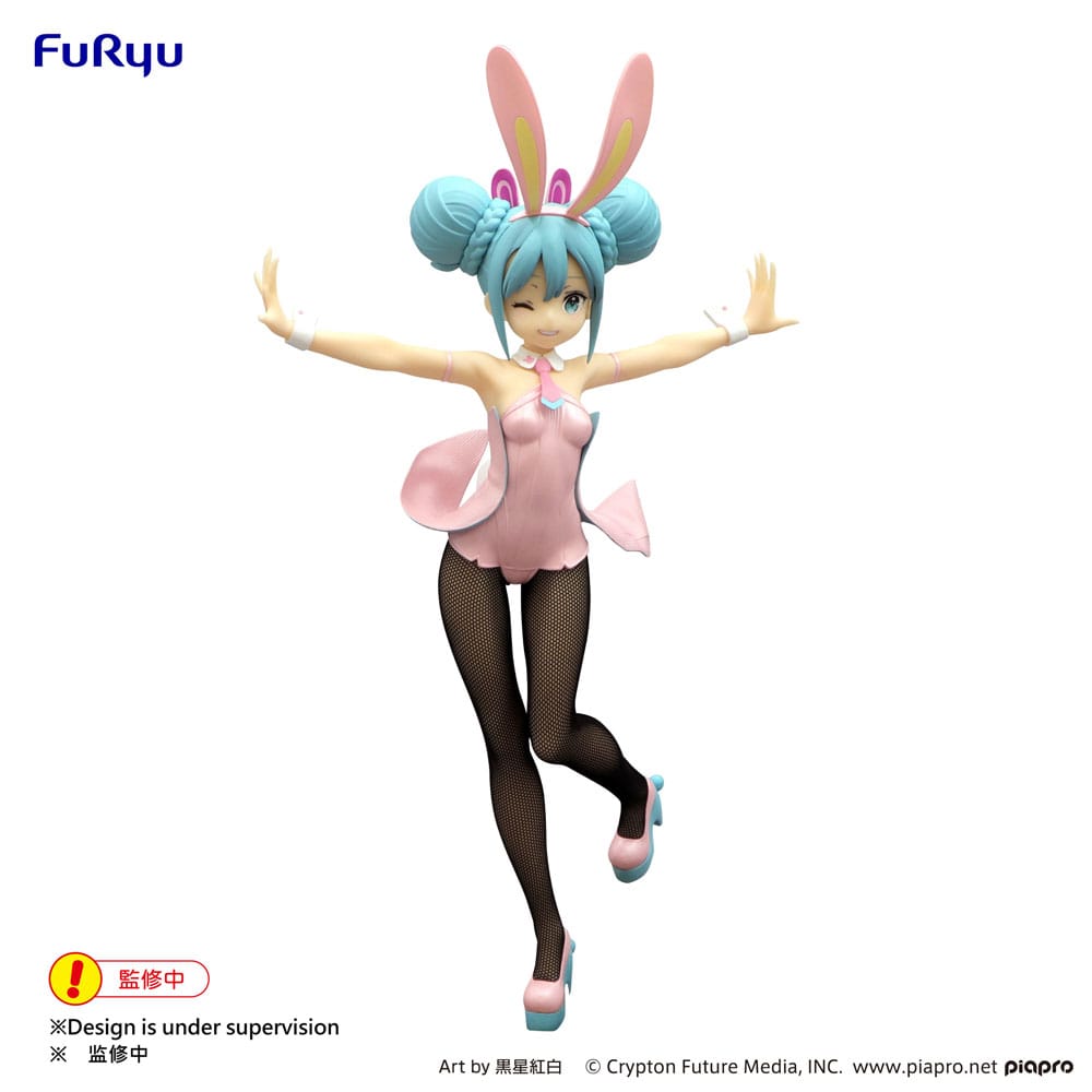 BiCute Bunnies Wink Pearl Pink Color Ver Hatsune Miku PVC Figure 30 cm