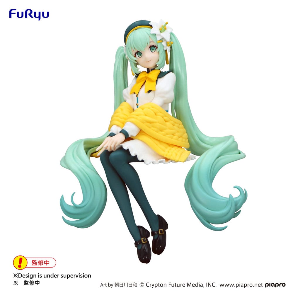 Noodle Stopper Flower Fairy Lily White Ver Hatsune Miku PVC Figure 14 cm