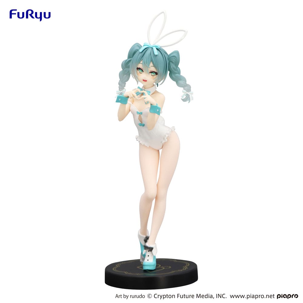 BiCute Bunnies Miku Rurudo White Color Ver Hatsune Miku PVC Figure 27 cm