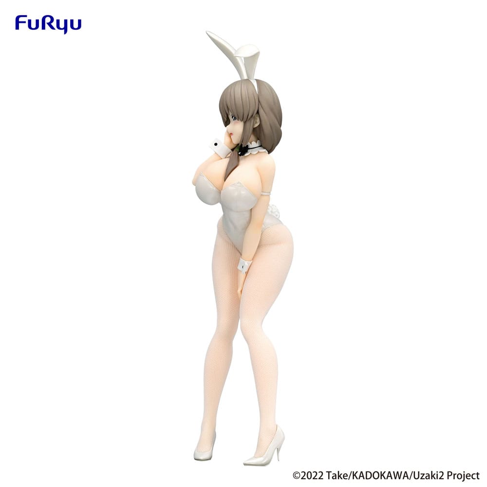 Uzaki chan BiCute Bunnies PVC Statue Tsuki Uzaki White Pearl Version 29 cm