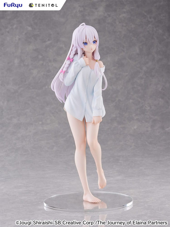 Tenitol Elaina Wandering Witch The Journey of Elaina Tall PVC Statue Shirt Version 30 cm