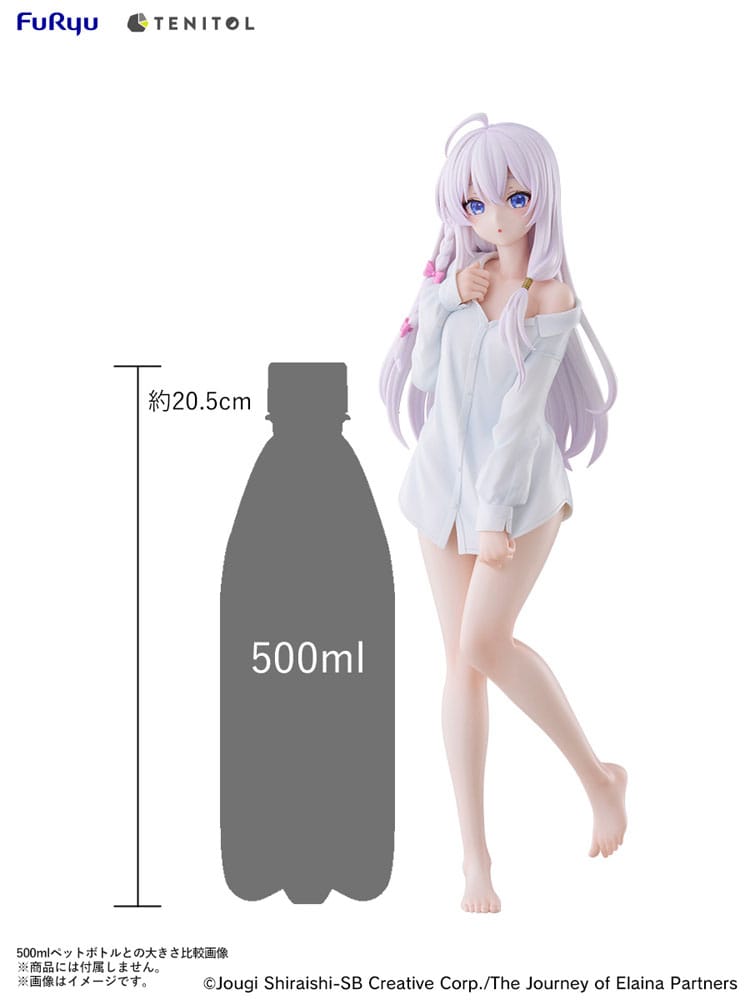 Tenitol Elaina Wandering Witch The Journey of Elaina Tall PVC Statue Shirt Version 30 cm